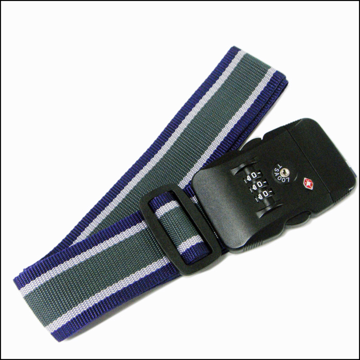 耐磨耐用PP纱安全带密码锁条纹箱包带赠品礼品旅行打包带