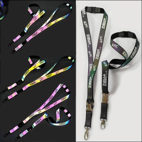 New fashion products magical reflective neck lanyards