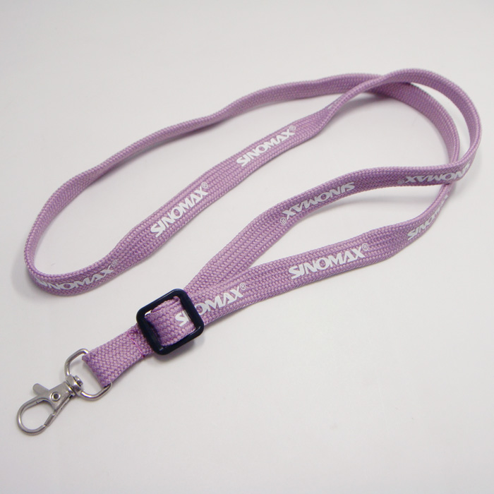 Bulldog clip name card badge polyester tubular promotional imprinted lanyards