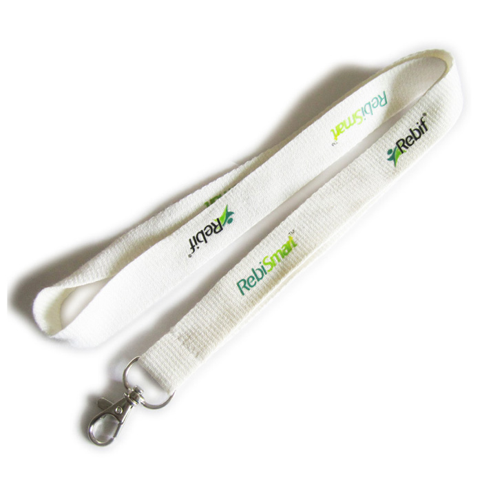 Badge holder strap eco friendly cotton lanyards