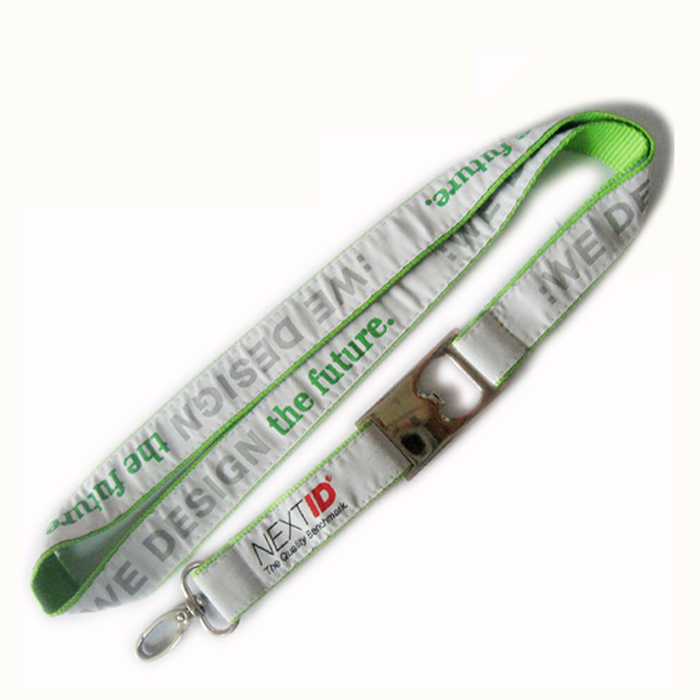 Custom made define strap bottle opener quick buckle lanyard manufacturer