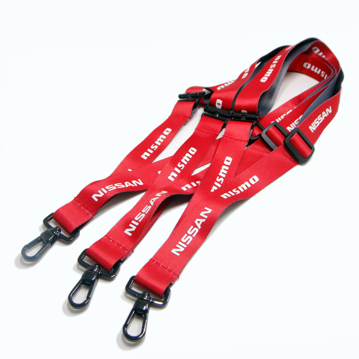 2D Printing car business custom logo badge holder lanyards​