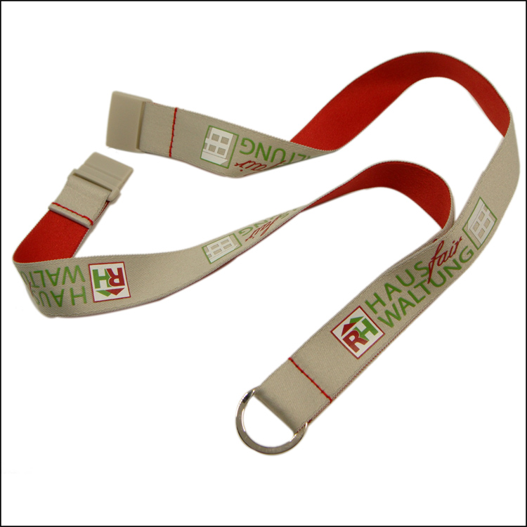 Polyester two side colors printing logo lanyards manufacturer