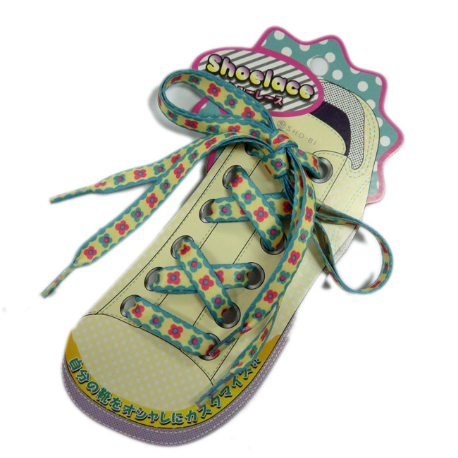 Fashion colorful logo polyester ​shoelaces custom design​ packing