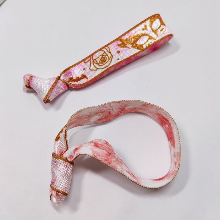 Sublimation cute hair hands multi colors elastic bow hair ties