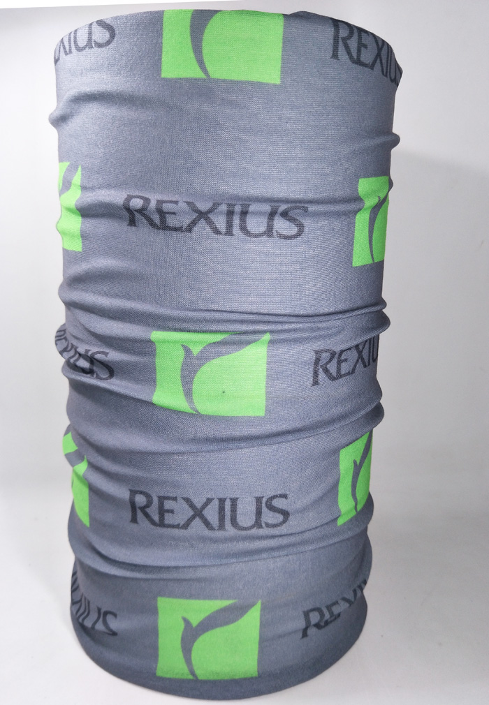 Polyester and cotton tube head wrap business logo