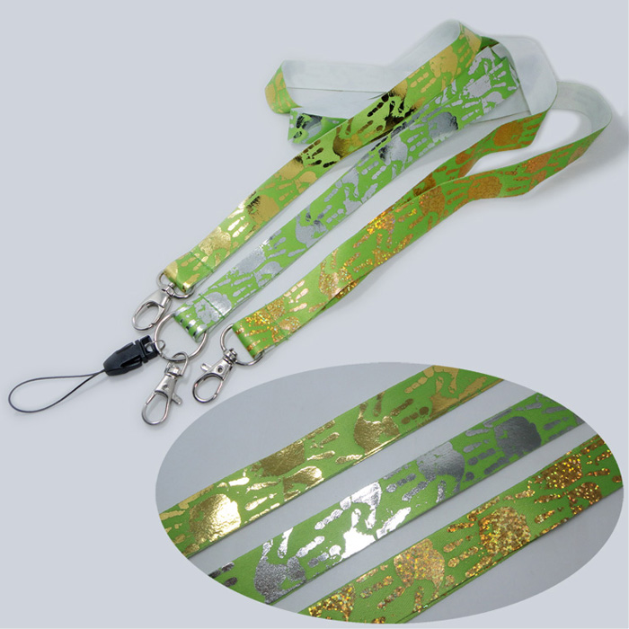 Reflective keychain lanyard par sublimatcion polyester lanyard