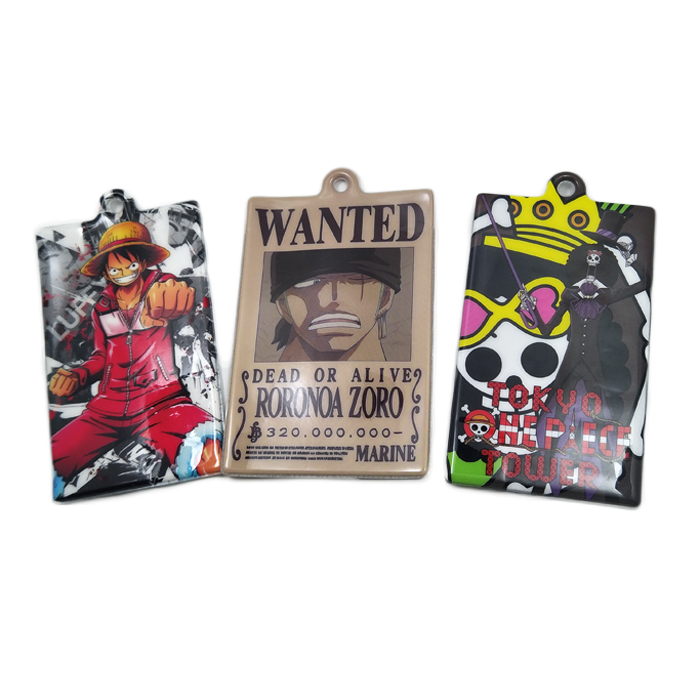 PVC cartoo card holdr badge for kids 