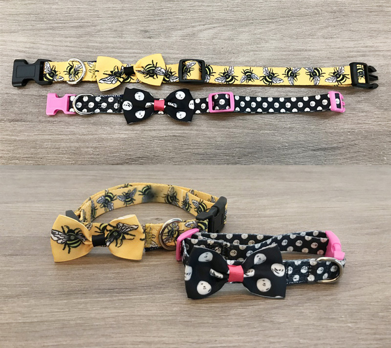 Luxury designer low price dog bow collar accessory bowtie for little puppy dog 