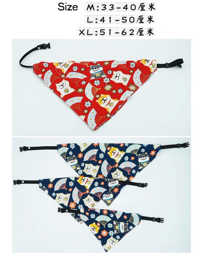 Feliz navidad stretch dog handkerchief red silk designer durags bandana