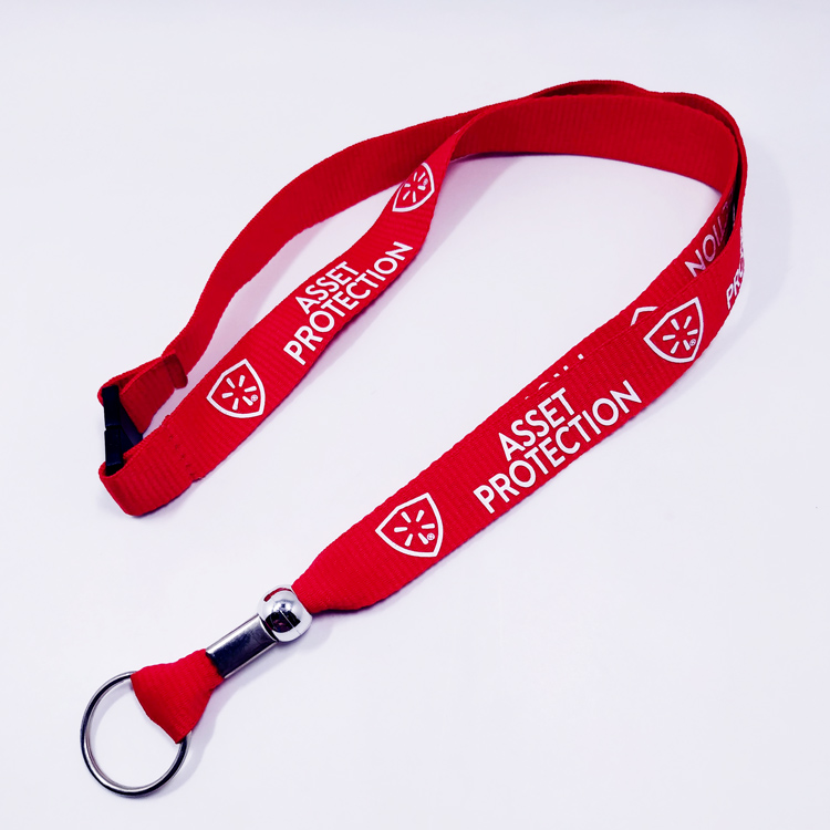 Wholesale price high qualitycolor cool portable lanyard with safety clip plstic breakaway