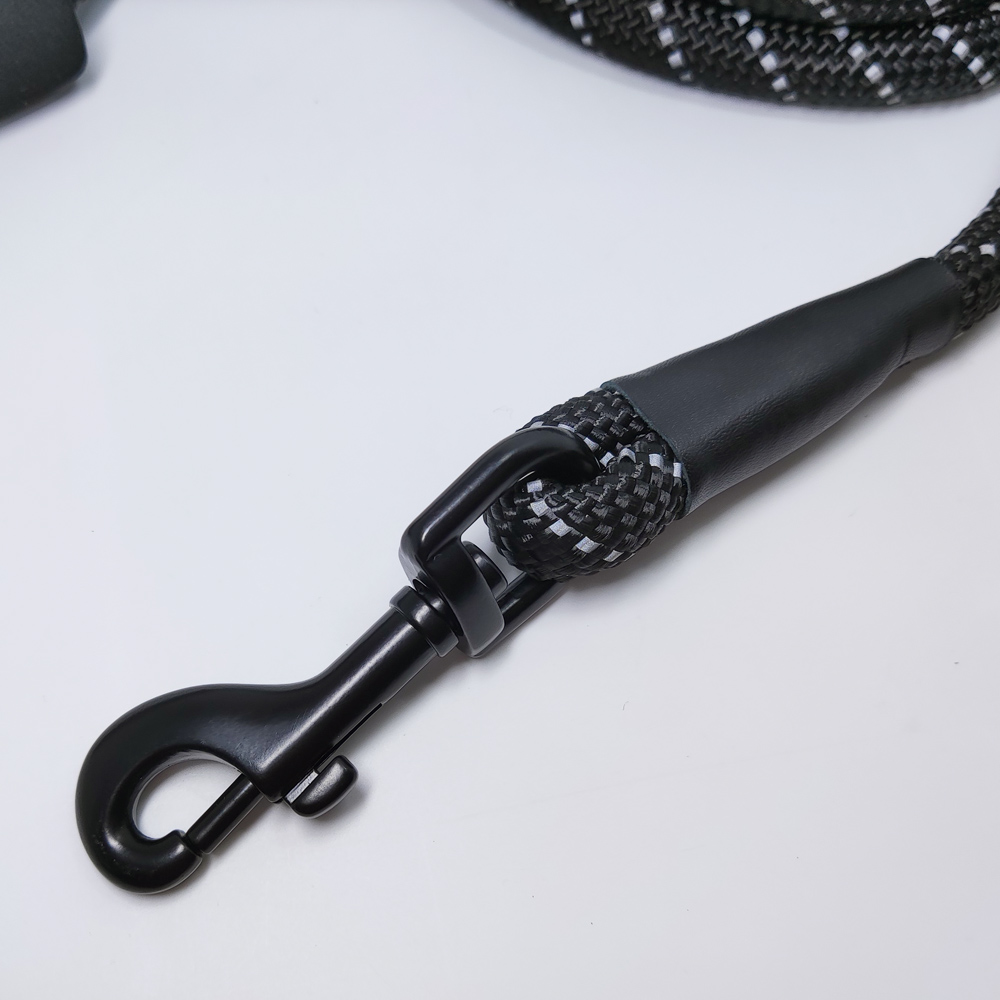 Fashion attractive design reflective nylon rope running dog leash for pets