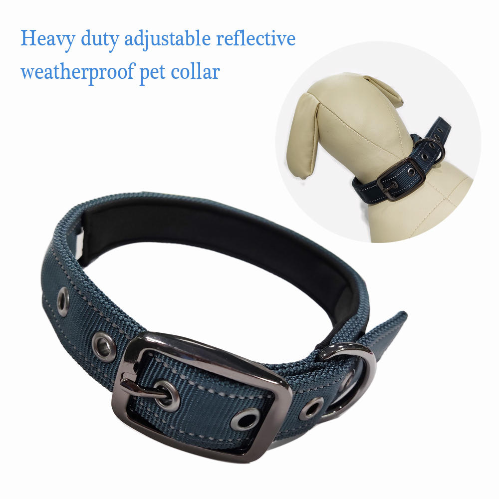 Neoprene fashion designer heavy duty adjustable reflective pet dog collars
