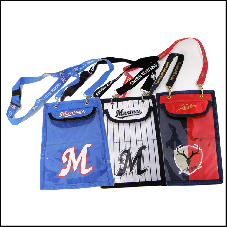 护照等多功能尼龙材质防水证件套及挂绳