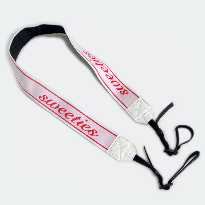 来样定制提花印字车缝皮革相机带加宽单反相机挂绳