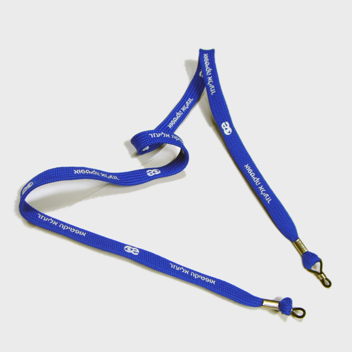 印刷图案涤泷空心PK带眼镜带宣传赠品眼镜挂绳