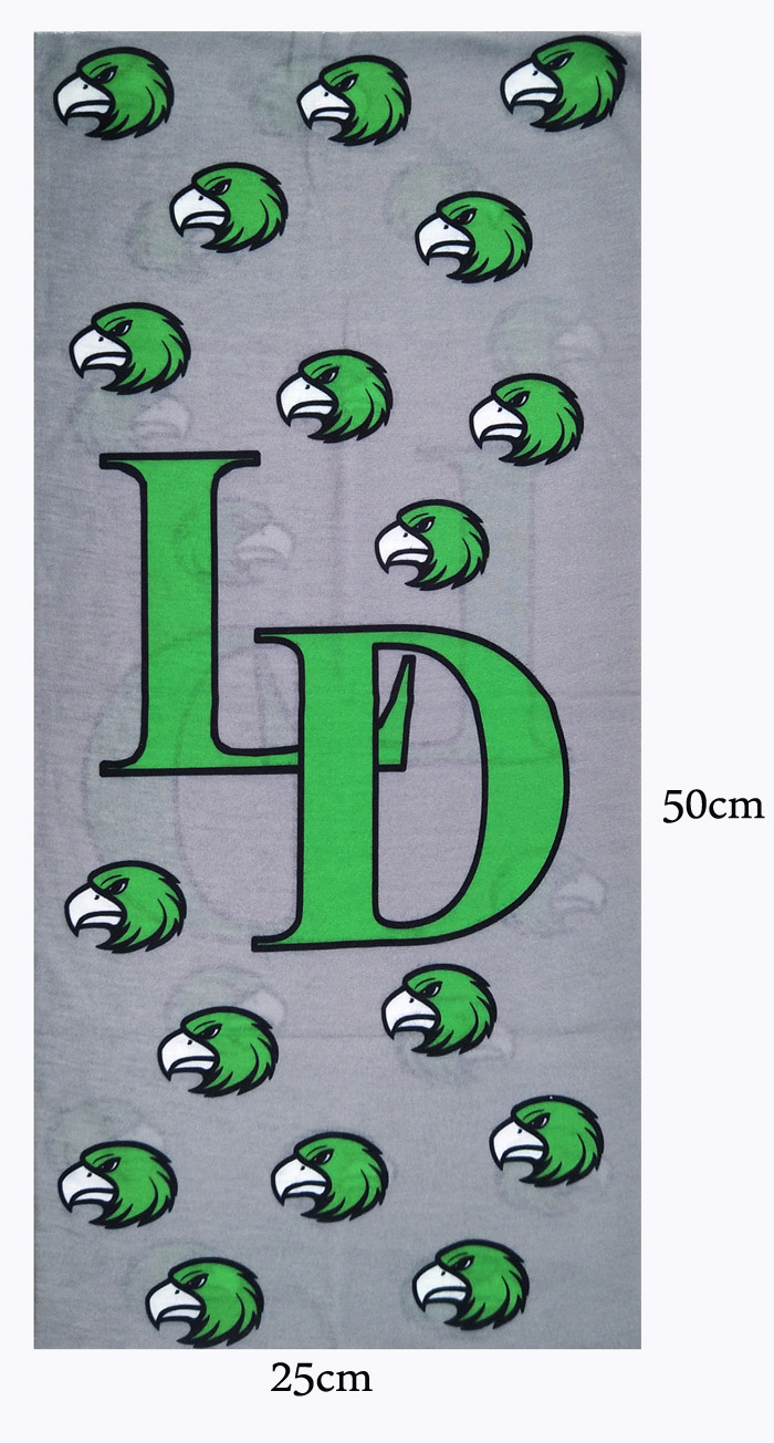 低起订量可定制印刷彩色logo头巾