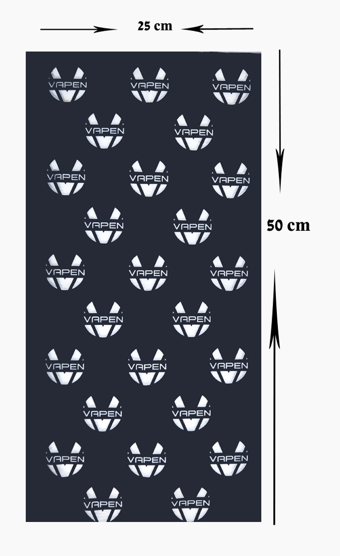 黑色logo百搭l围脖头饰