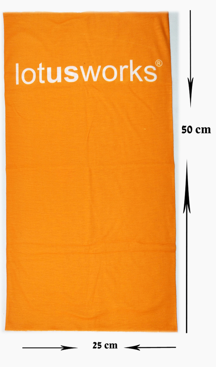 黄色印刷围脖头套手腕