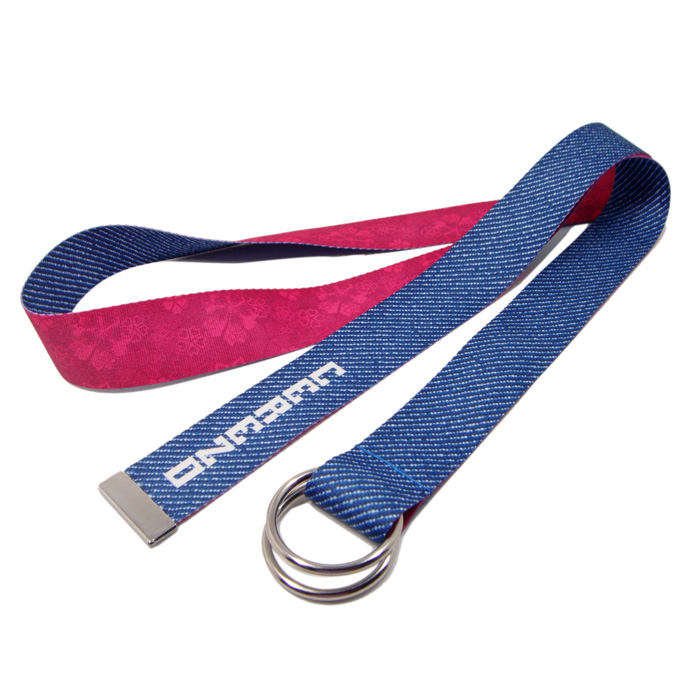 柔軟な快適な熱転写印刷    ２重バックルベルト