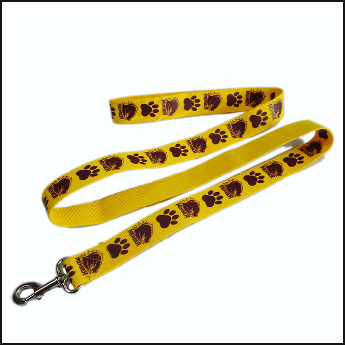 犬のあしあとロゴナイロンペットランヤードペットハーネス